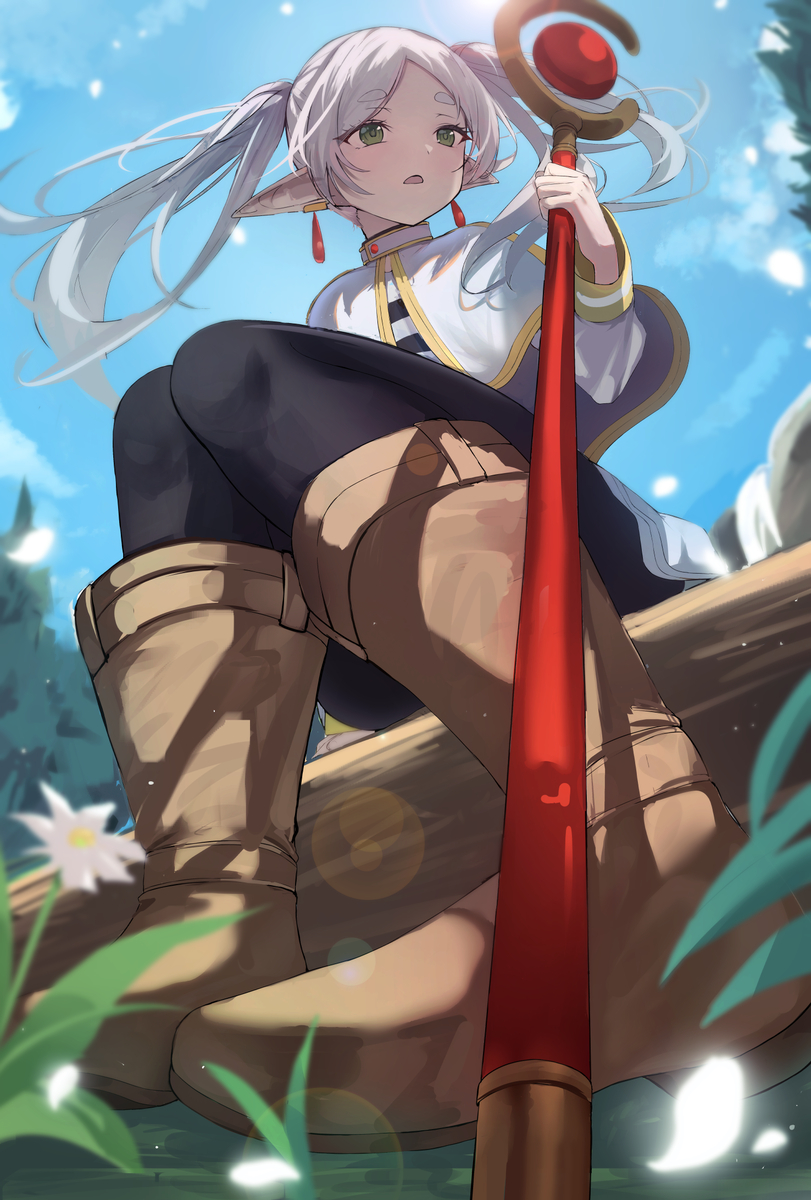 This is a pixiv picture whose title is フリーレン.