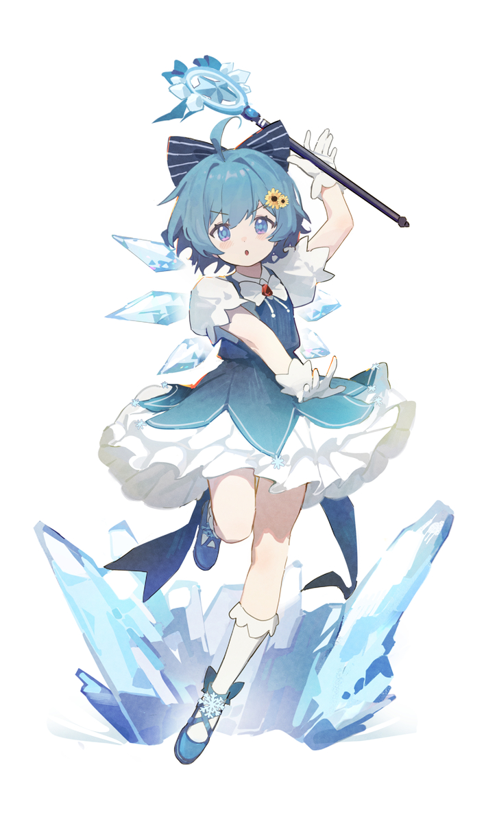 This is a pixiv picture whose title is チルノ.