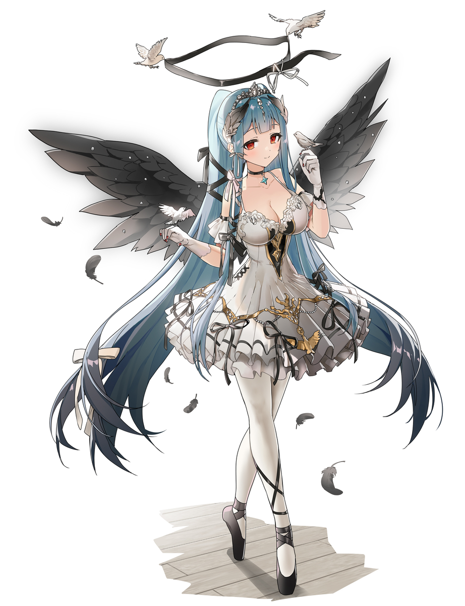 This is a pixiv picture whose title is 로앤나 : 춤추는 작은새.