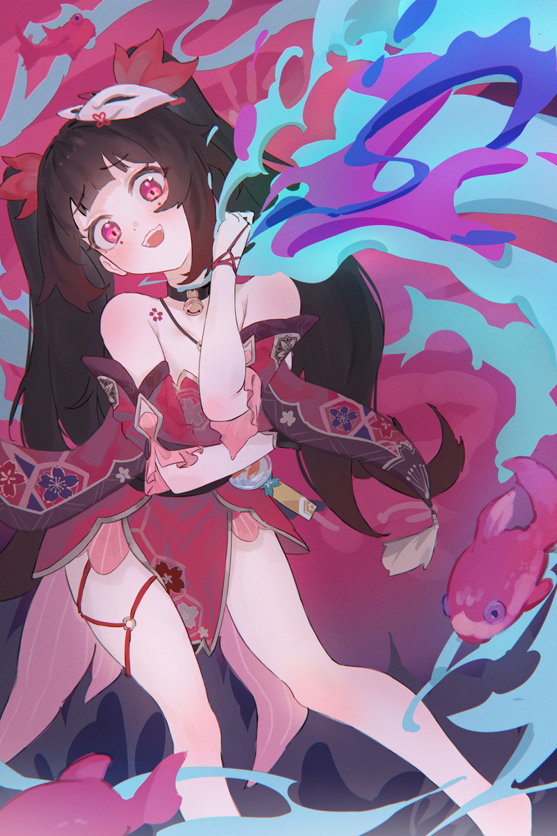 This is a pixiv picture whose title is 花火.