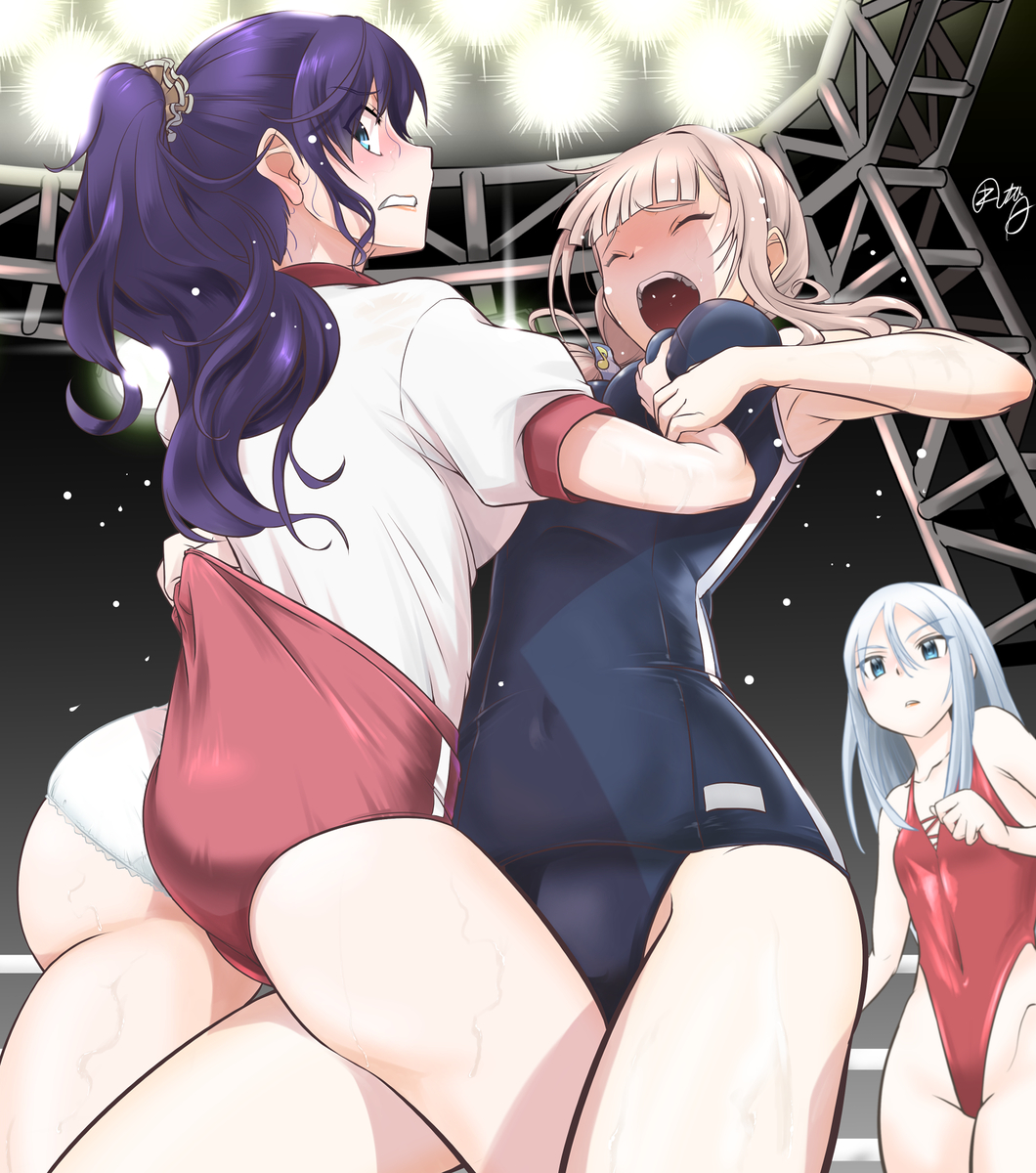 This is a pixiv picture whose title is リクエスト作品　　丸見えサッドガール.