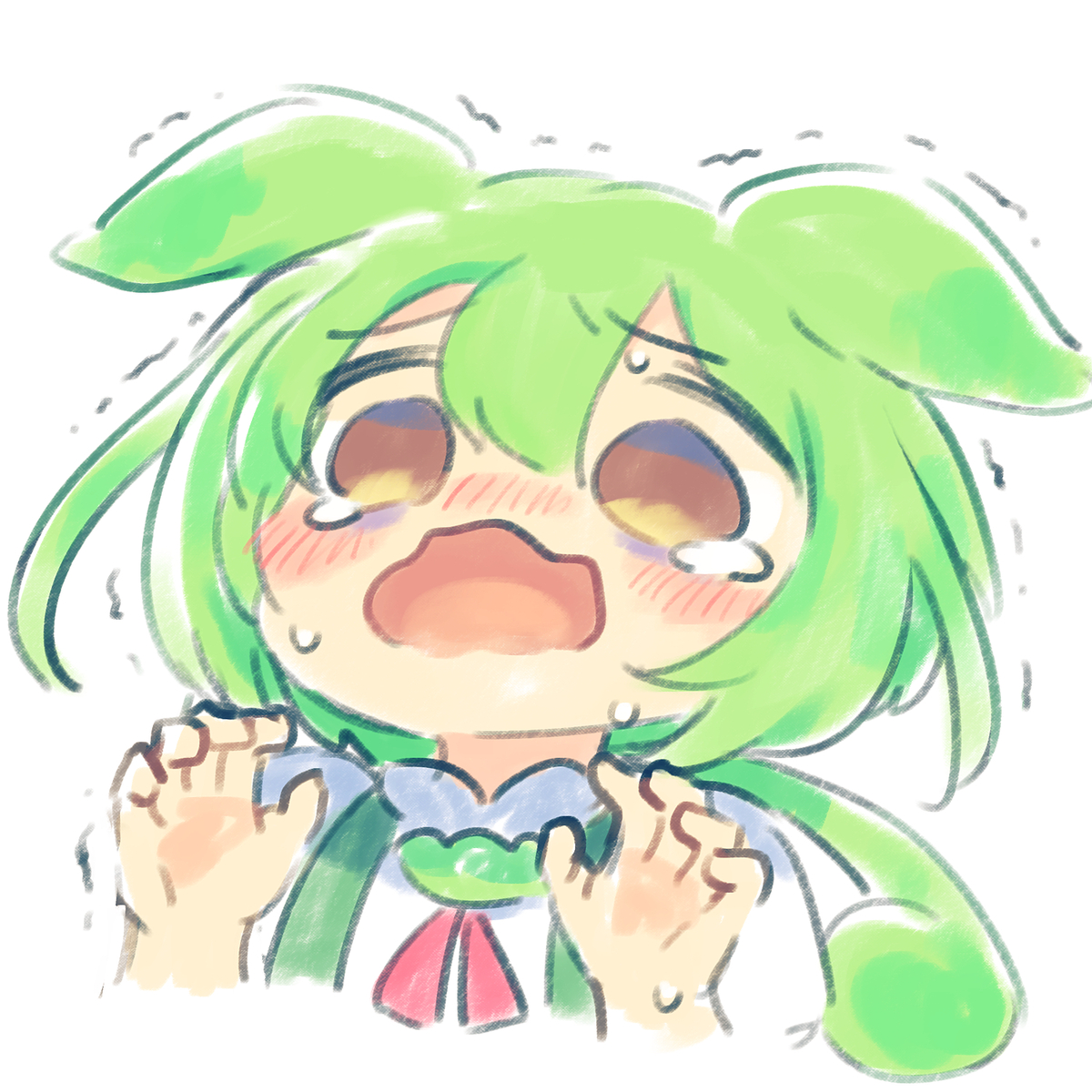 This is a pixiv picture whose title is 株を溶かすずんだもん.