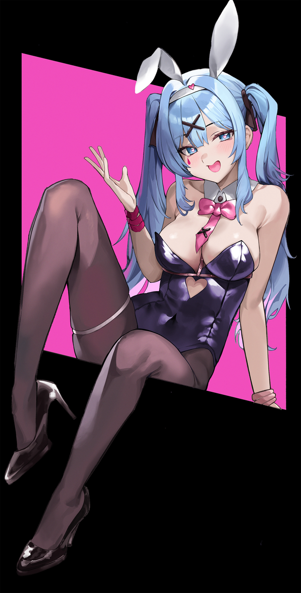 This is a pixiv picture whose title is ラビットホール.