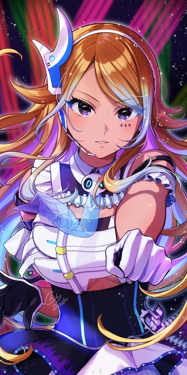 This is a pixiv picture whose title is V/S. 愛依.