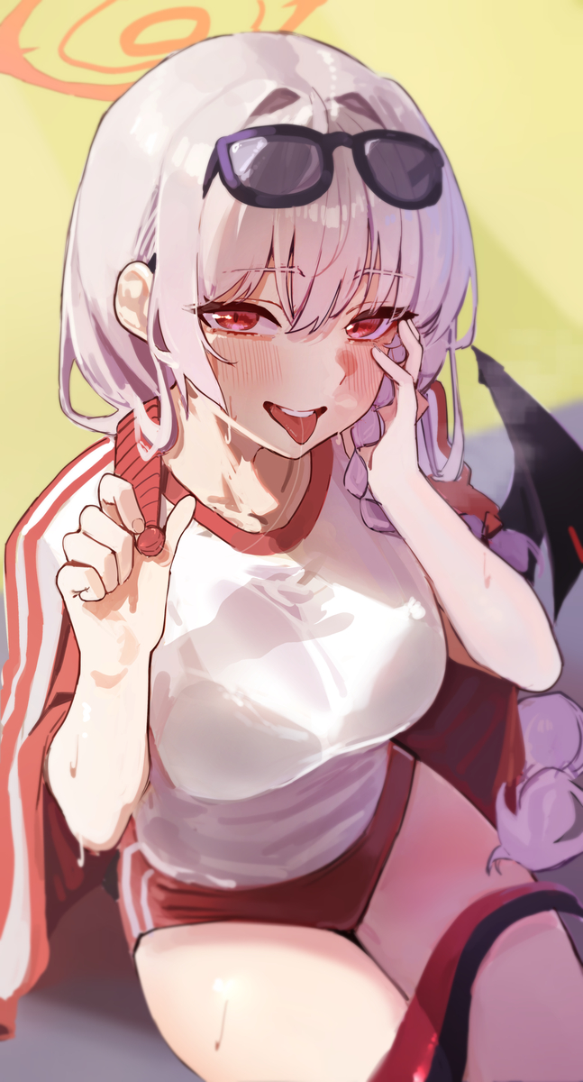 This is a pixiv picture whose title is 쿠로다테 하루나.