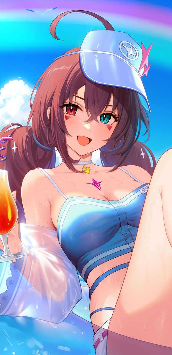 This is a pixiv picture whose title is summer~.