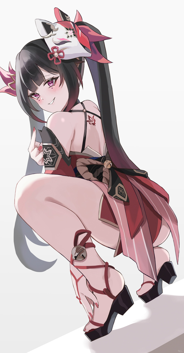 This is a pixiv picture whose title is 花火.