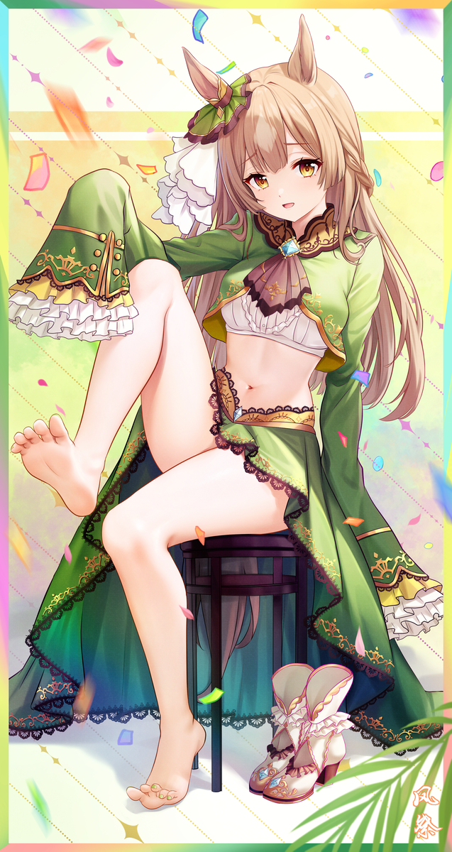 This is a pixiv picture whose title is サトノダイヤモンド.