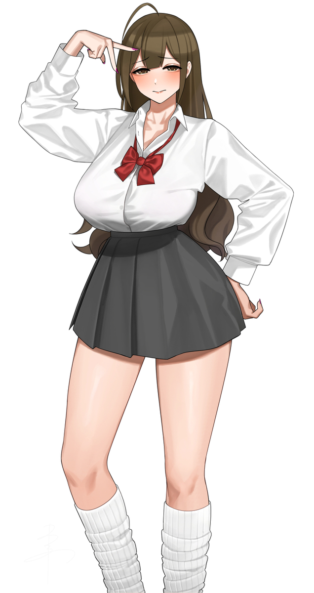 This is a pixiv picture whose title is ギャル山千雪.