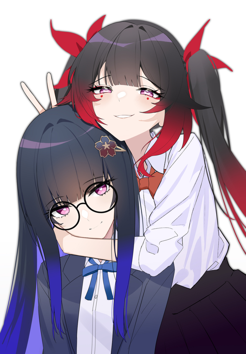 This is a pixiv picture whose title is 花火JK.