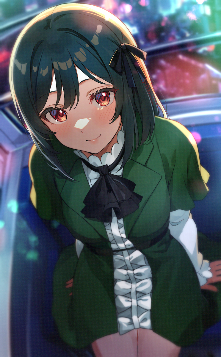 This is a pixiv picture whose title is 「デートみたいで少しドキドキしますね…」.