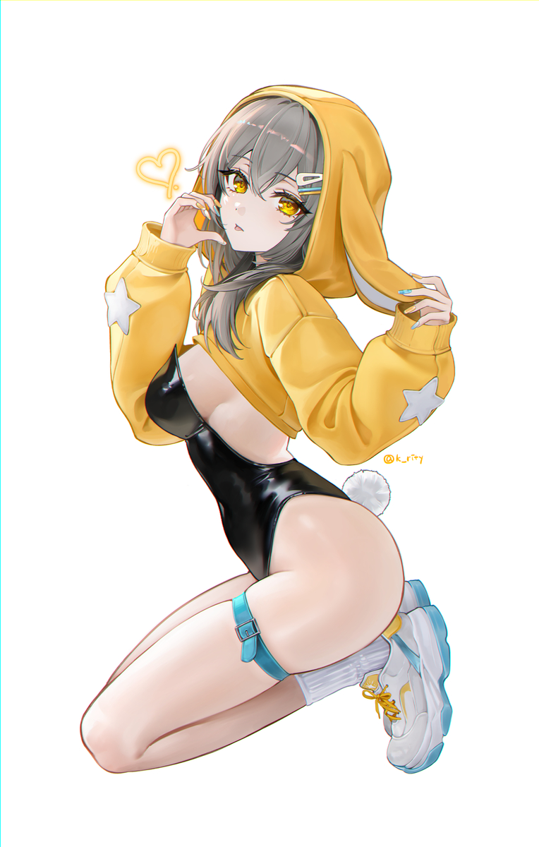 This is a pixiv picture whose title is 🐰.