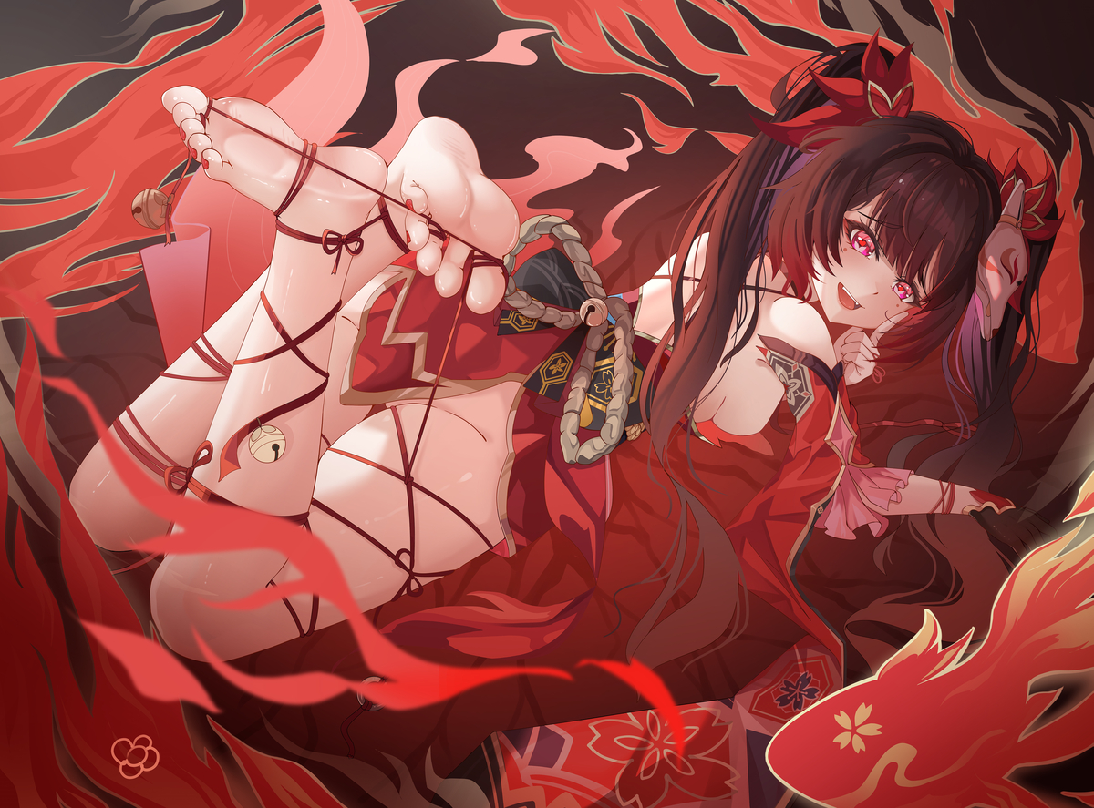 This is a pixiv picture whose title is 吃jio.