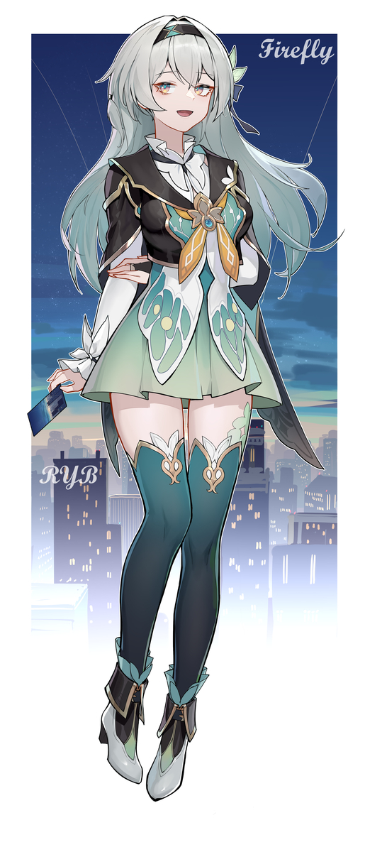 This is a pixiv picture whose title is ホタルの秘密基地.