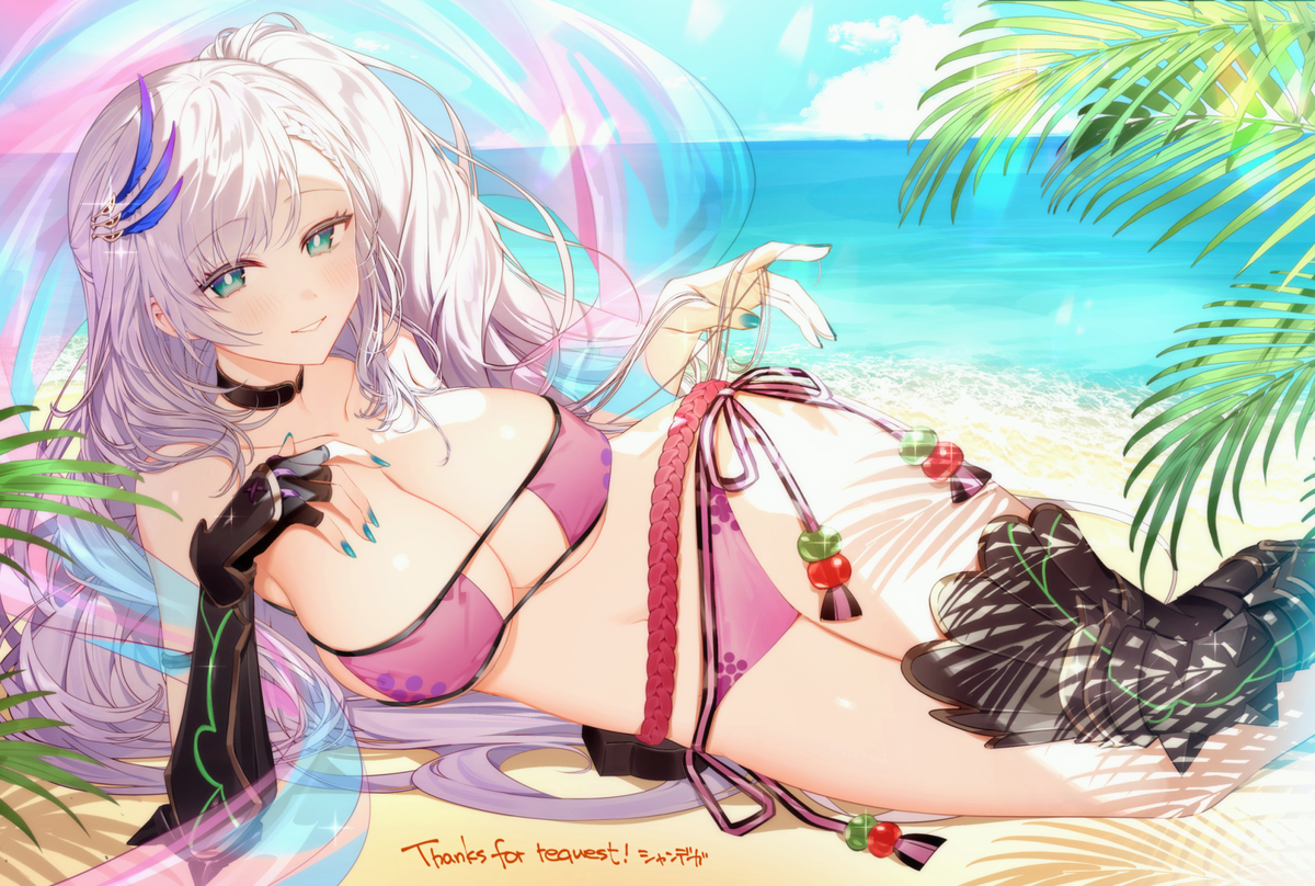 This is a pixiv picture whose title is 【skeb】ご依頼.