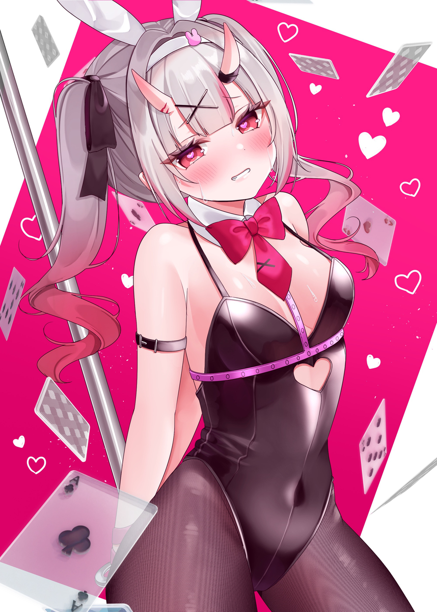 This is a pixiv picture whose title is 🐰.