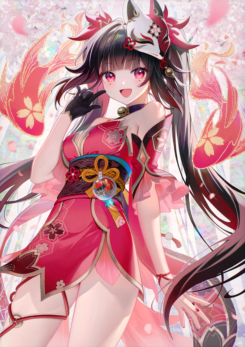This is a pixiv picture whose title is 花火.