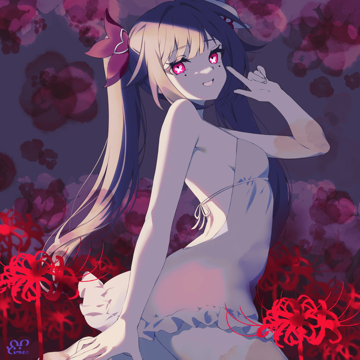 This is a pixiv picture whose title is 花火②.