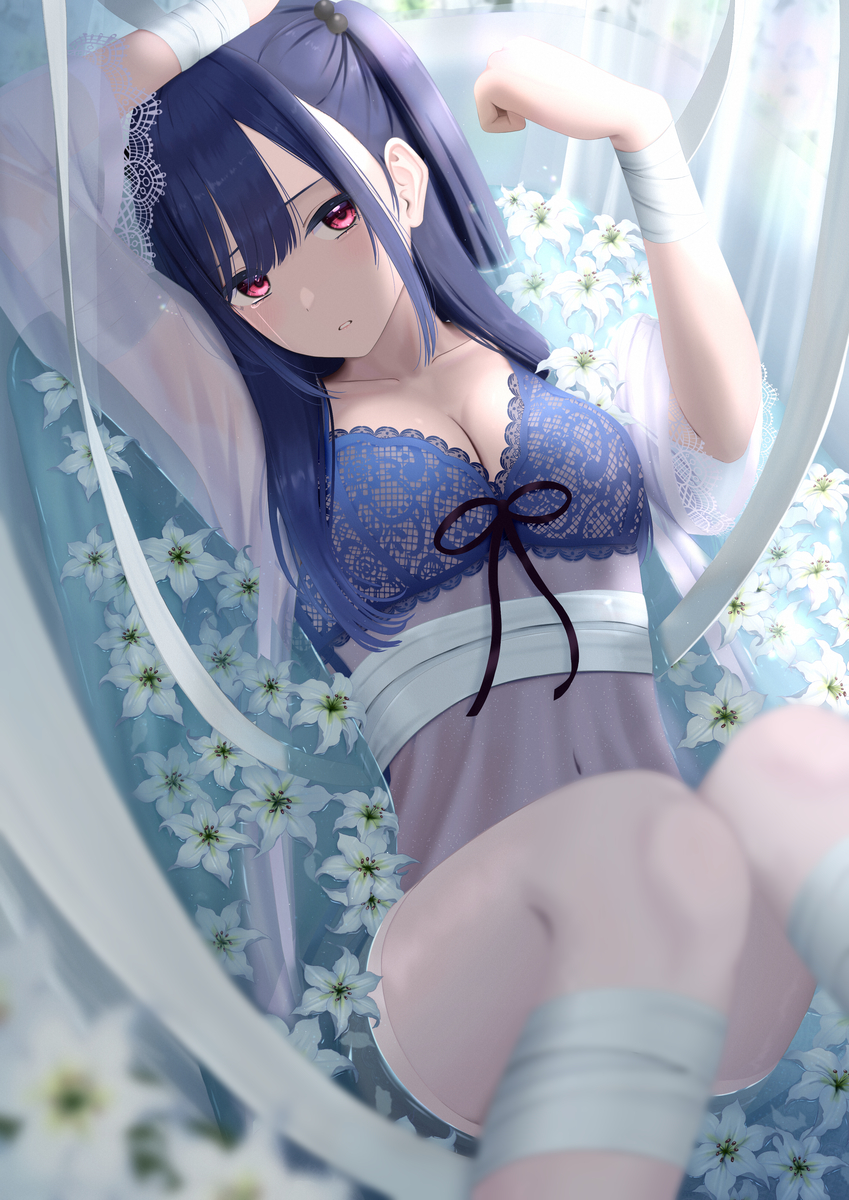 This is a pixiv picture whose title is アオの葛藤.