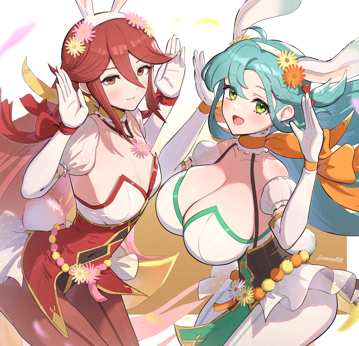 This is a pixiv picture whose title is クロエ＆ティアモ.