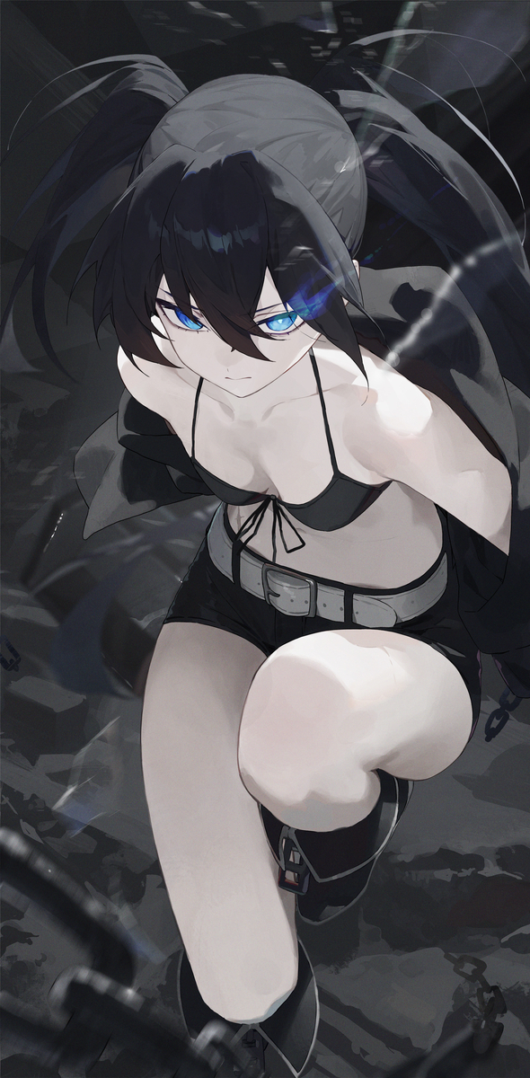 This is a pixiv picture whose title is ブラックロックシューター.