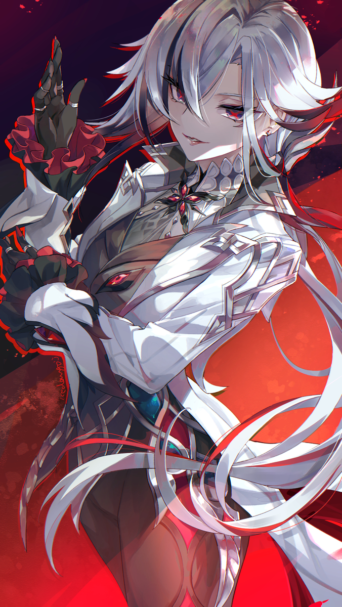 This is a pixiv picture whose title is 召使/アルレッキーノ.