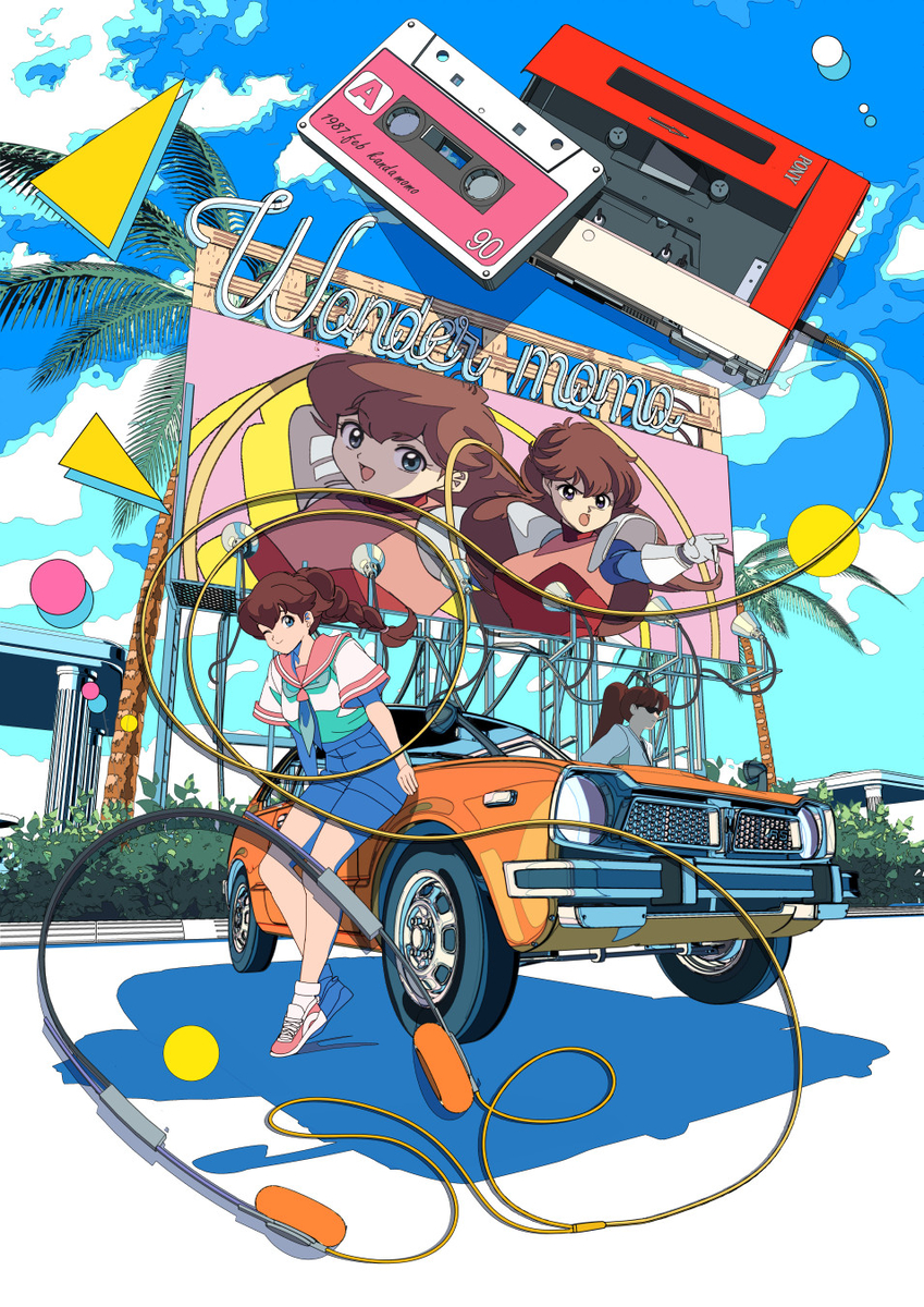 This is a pixiv picture whose title is 1987.