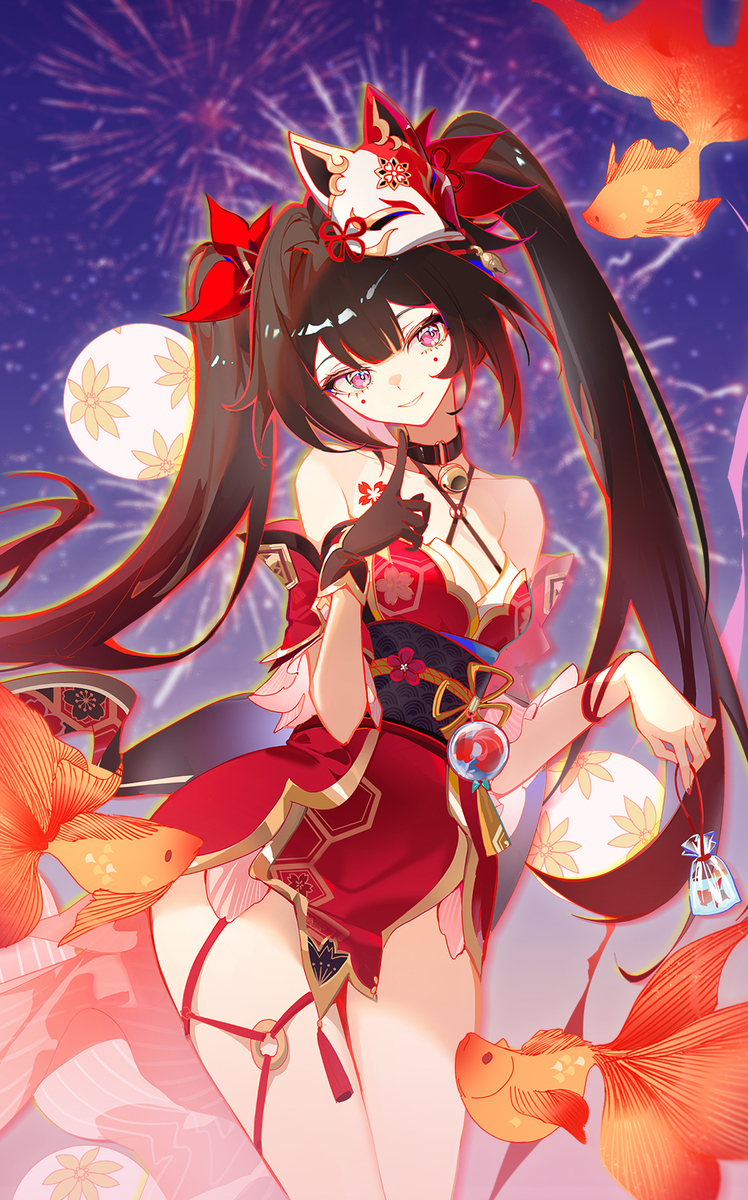 This is a pixiv picture whose title is 欢愉.