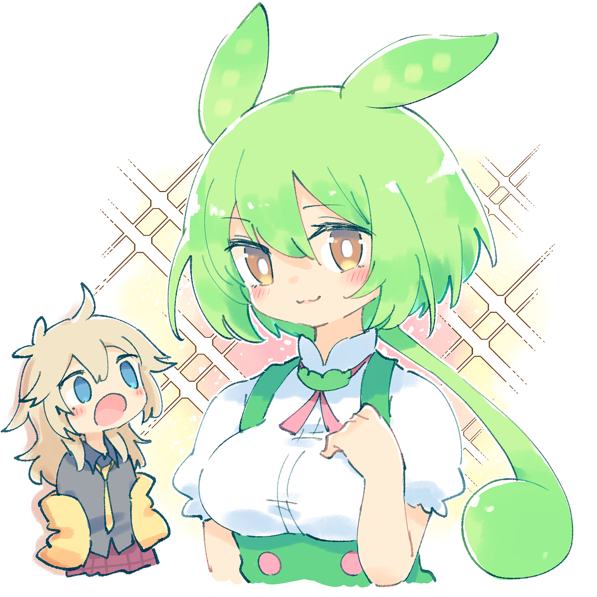 This is a pixiv picture whose title is だいずんだもん.