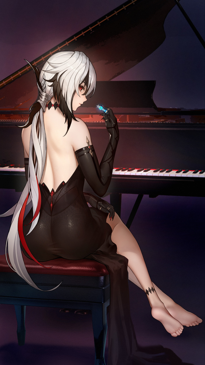 This is a pixiv picture whose title is 阿蕾奇诺.