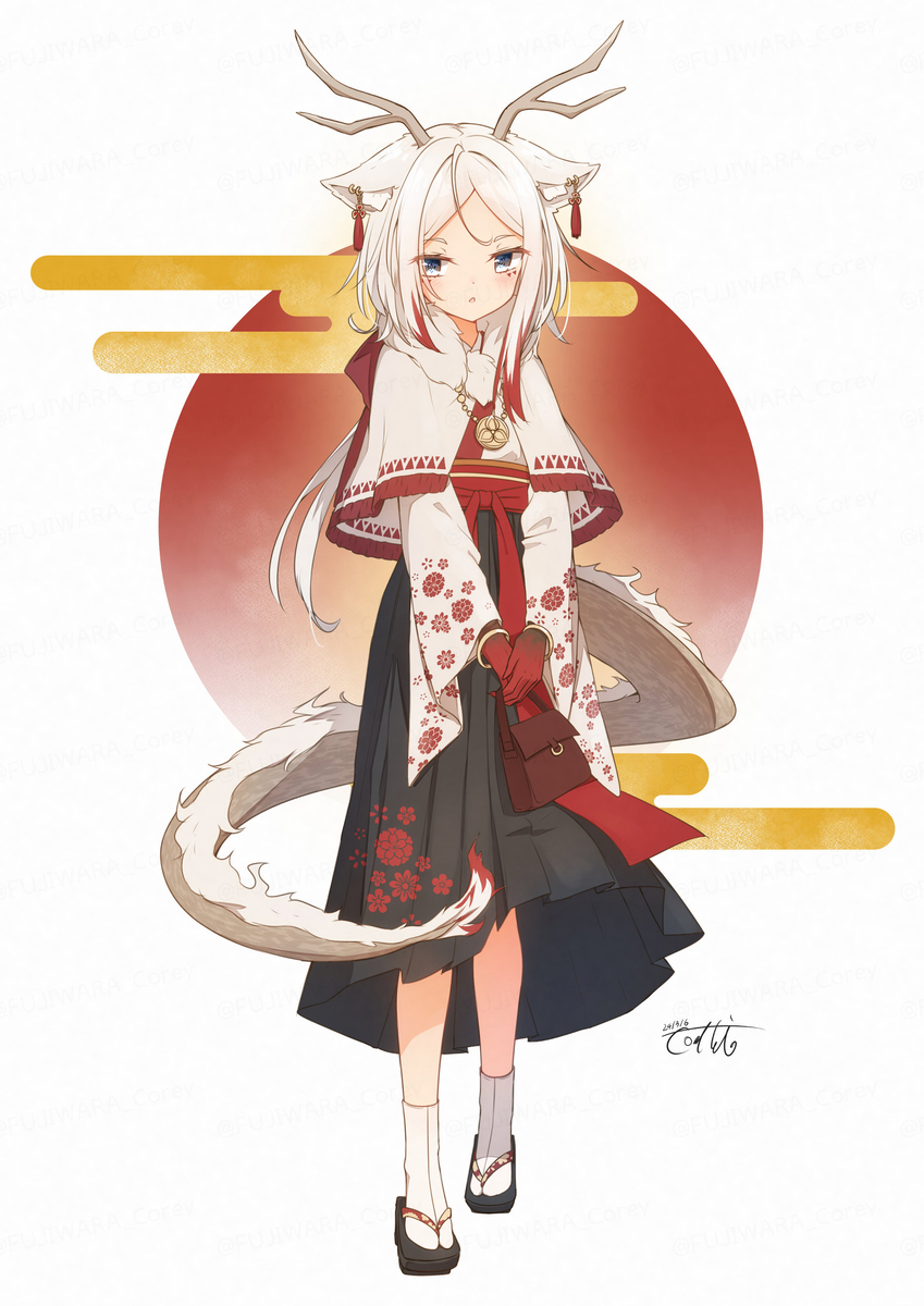 This is a pixiv picture whose title is 辰の娘.