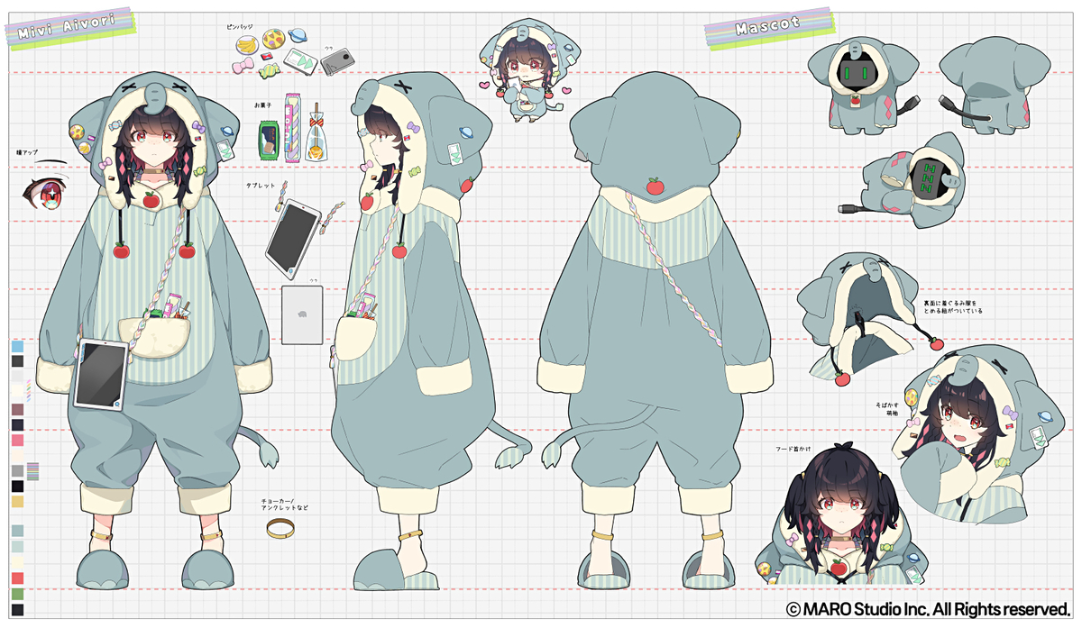 This is a pixiv picture whose title is Mivi Aivori ちゃん.