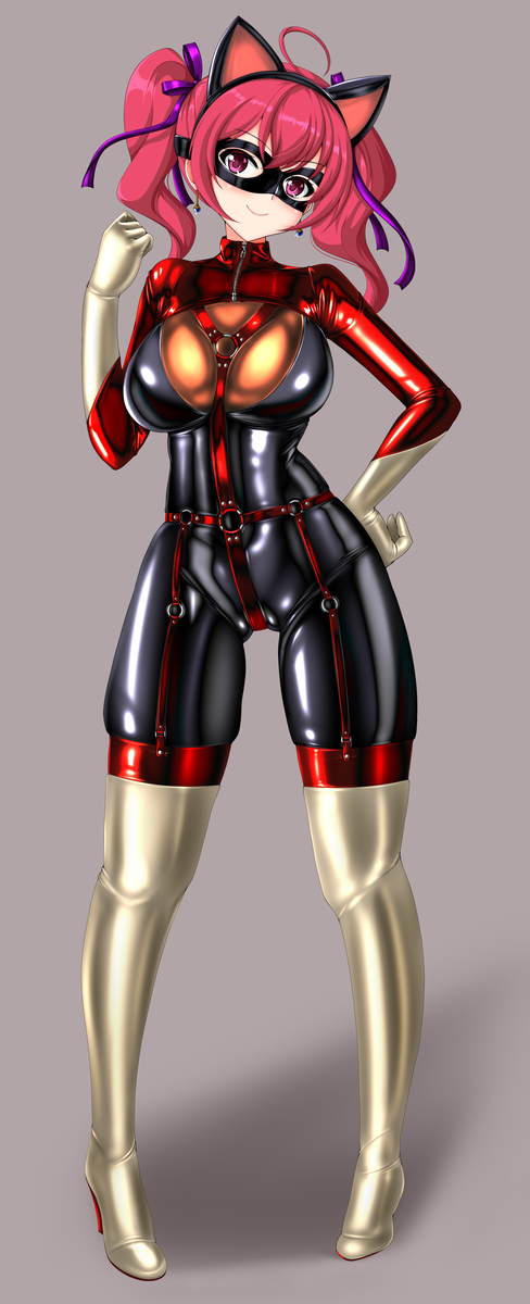 This is a pixiv picture whose title is ぴっちりマスクちゃん.