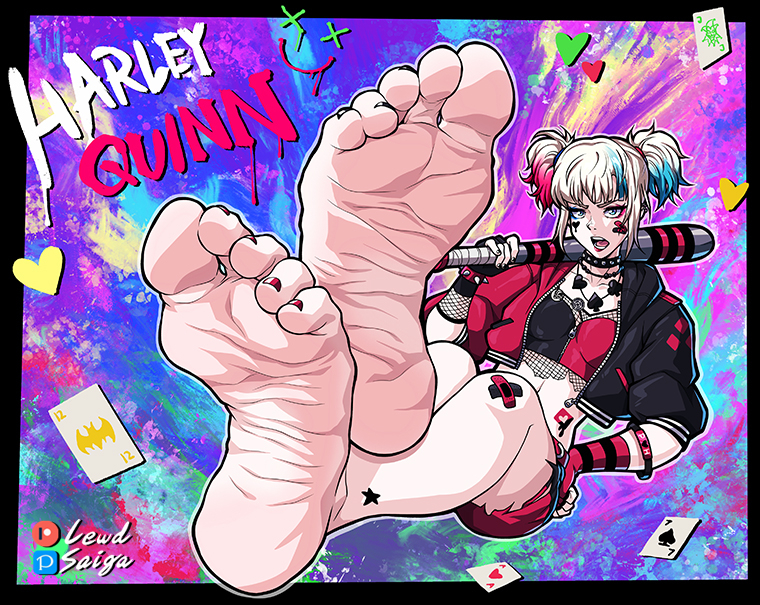 This is a pixiv picture whose title is Harley Quinn.