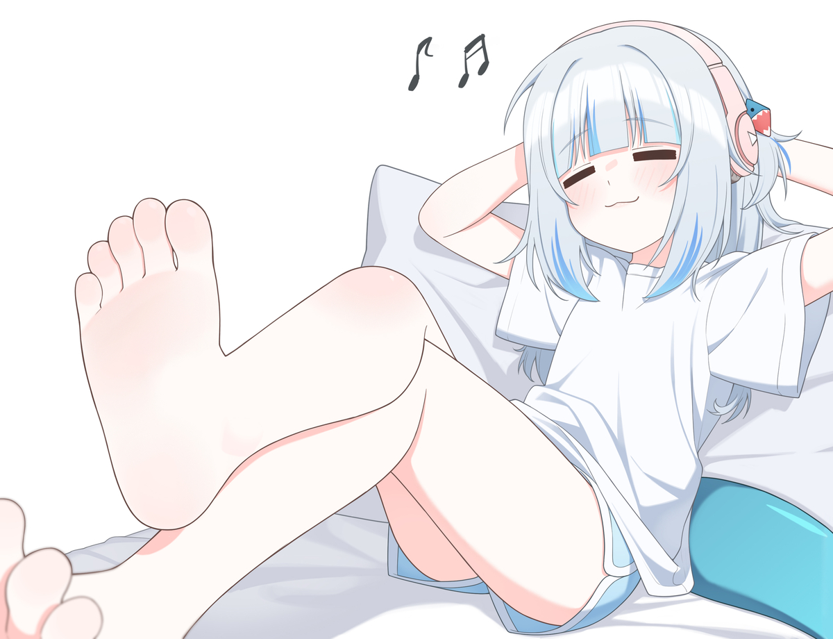 This is a pixiv picture whose title is 릴랙스.
