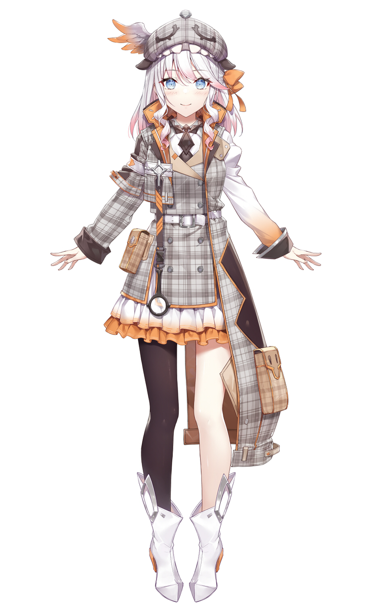 This is a pixiv picture whose title is 夢喰己白　立ち絵.
