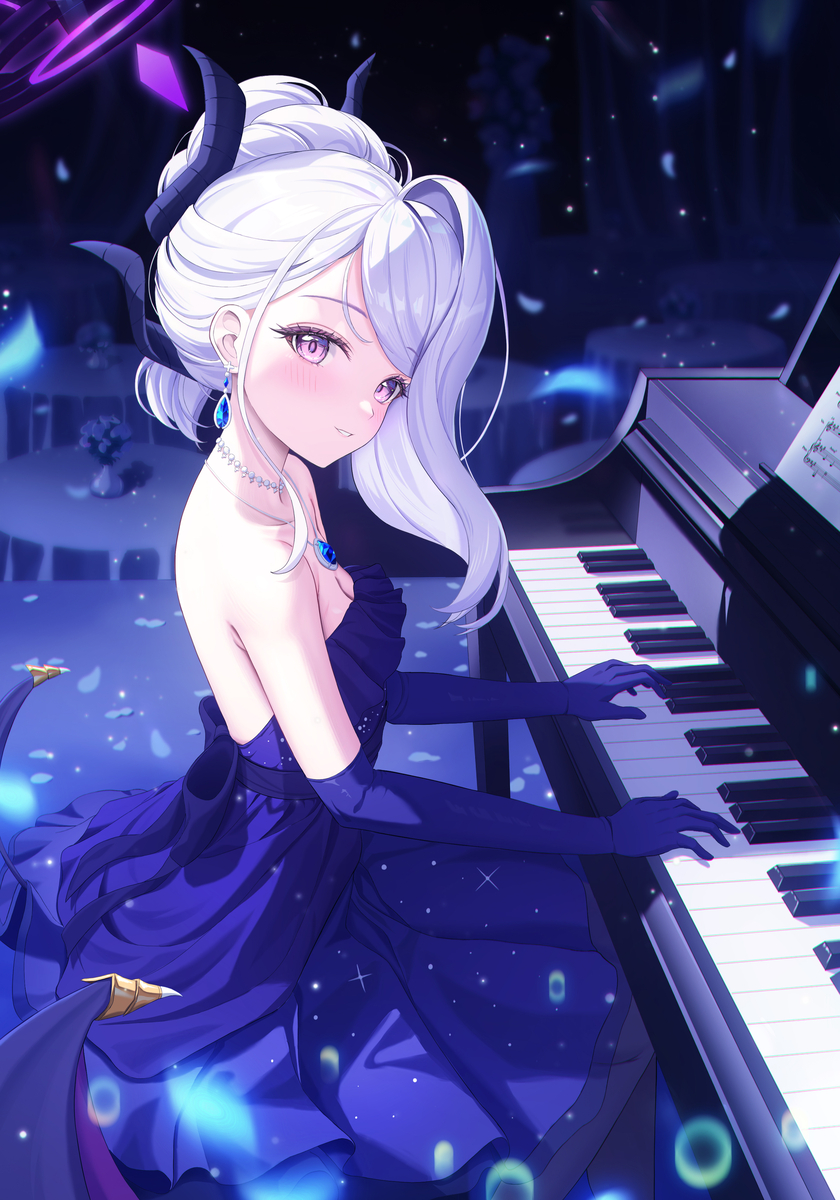This is a pixiv picture whose title is ヒナ（ドレス）.
