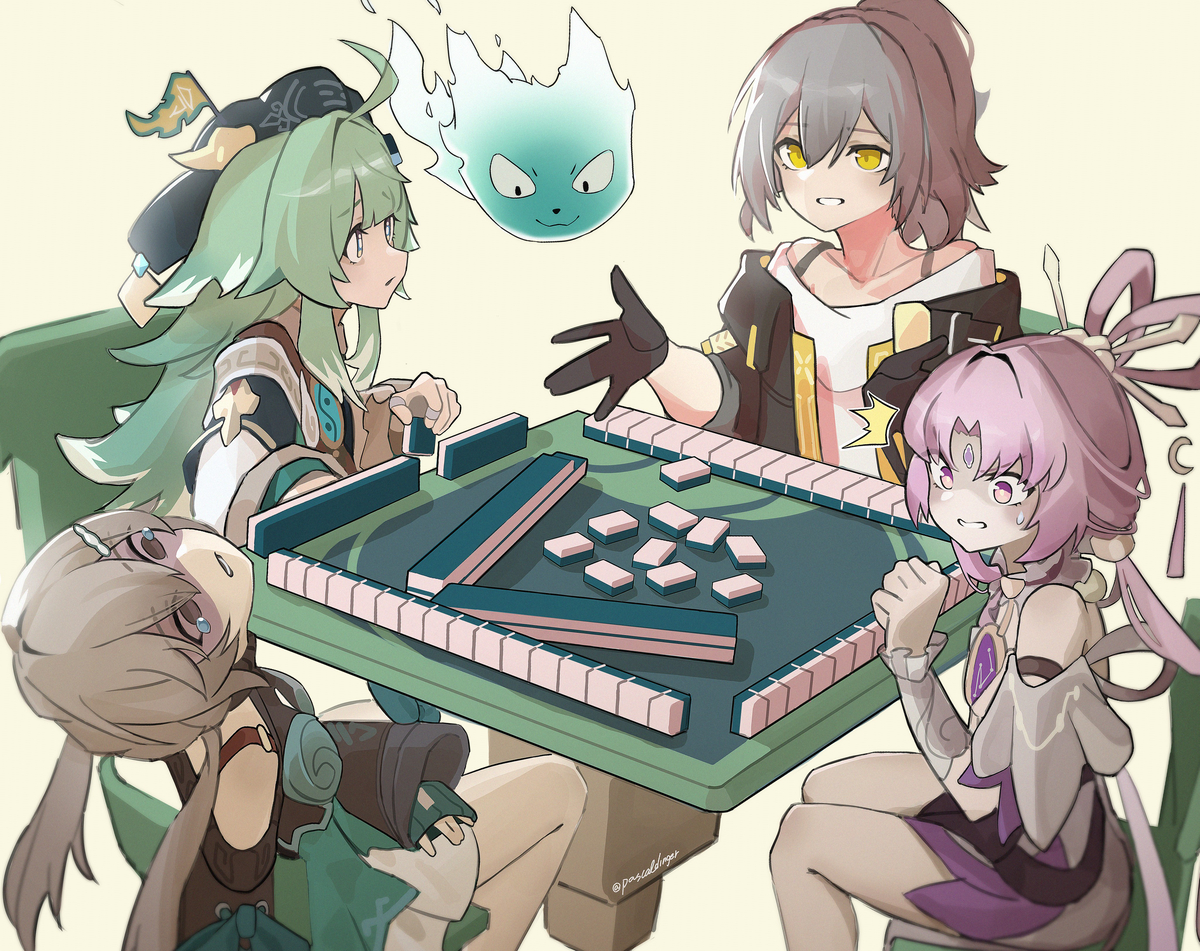 This is a pixiv picture whose title is 輸的一蹋糊塗 朋友.
