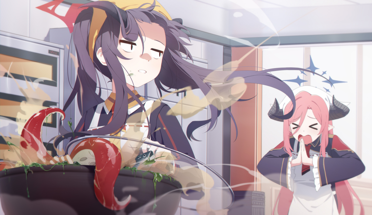 This is a pixiv picture whose title is 我来帮你做饭.