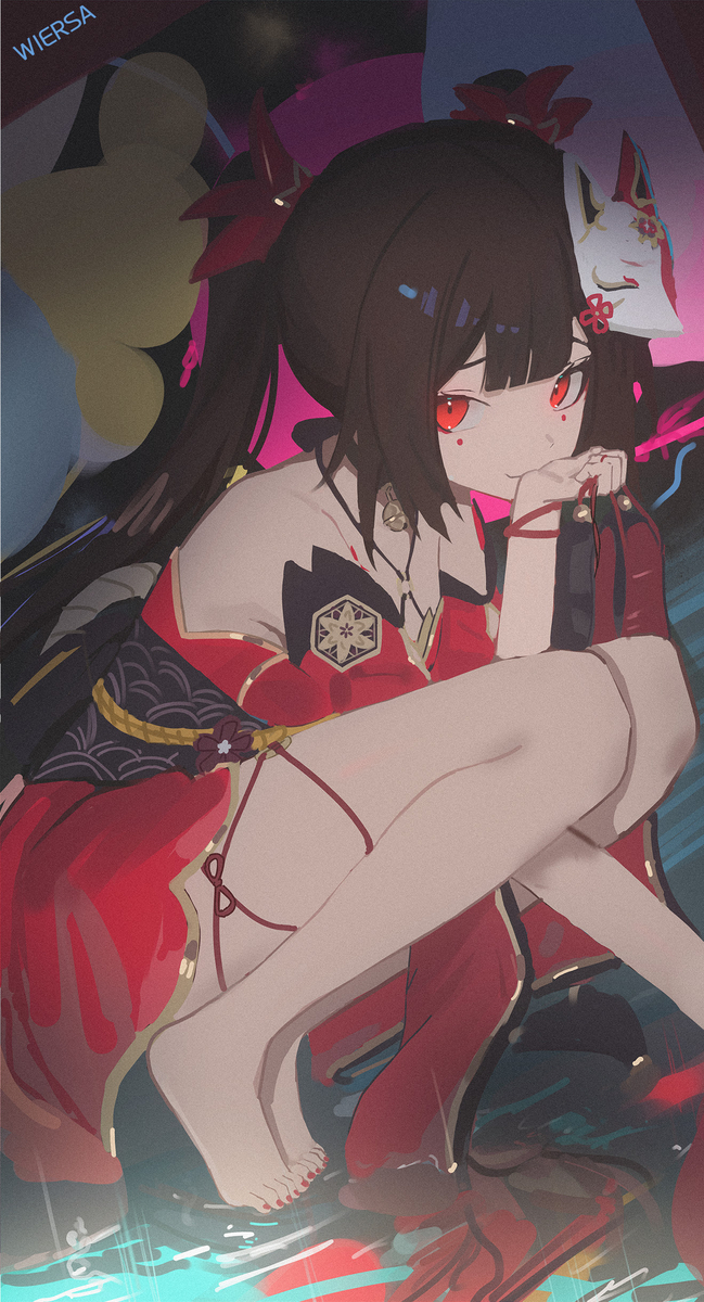 This is a pixiv picture whose title is 花火.