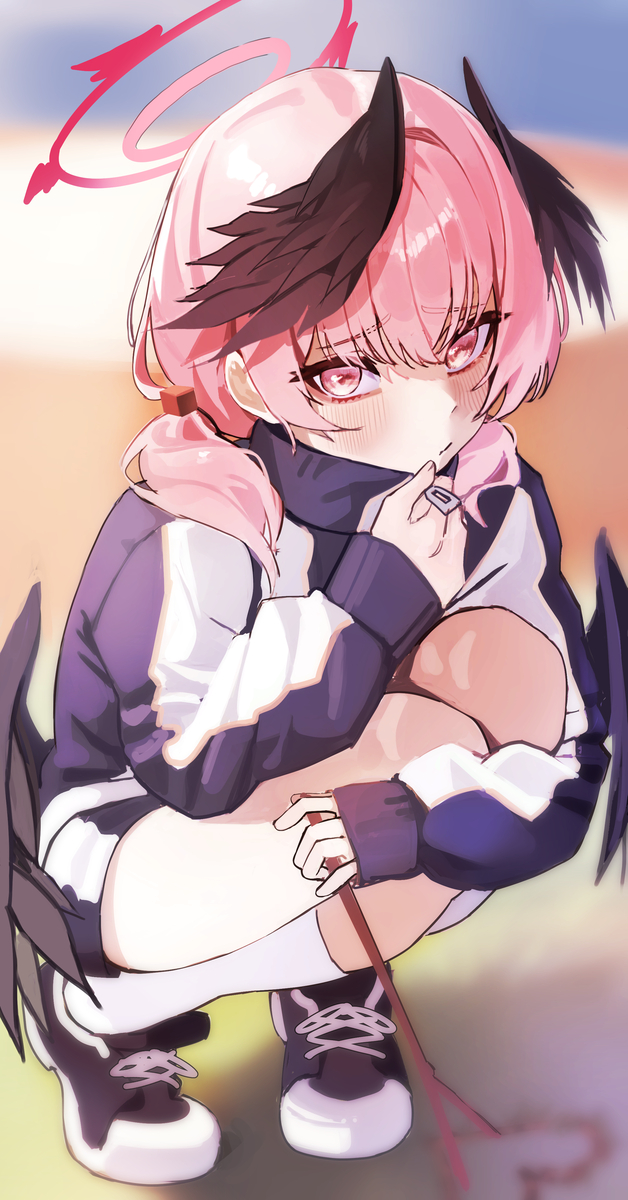 This is a pixiv picture whose title is 시모에 코하루.