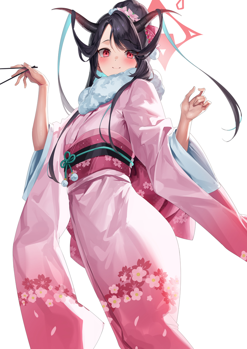 This is a pixiv picture whose title is フウカ　正月！！.