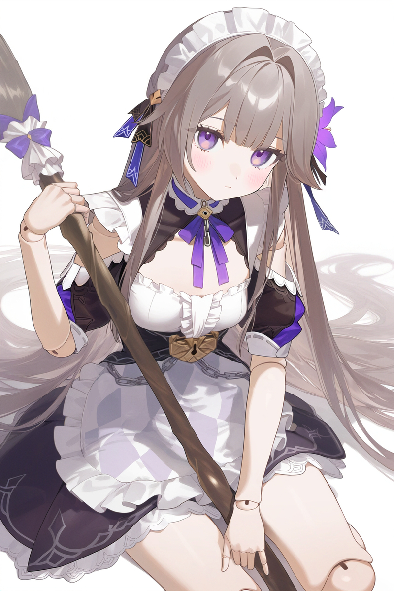 This is a pixiv picture whose title is ヘルタ様のメイド姿....