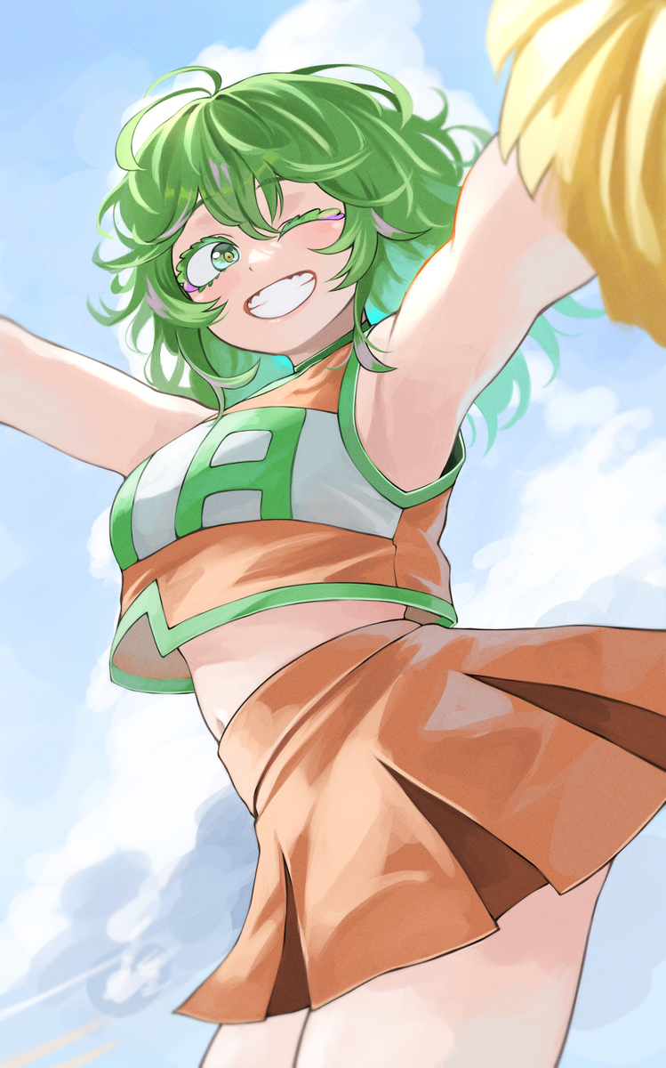 This is a pixiv picture whose title is 葉隠さん！.