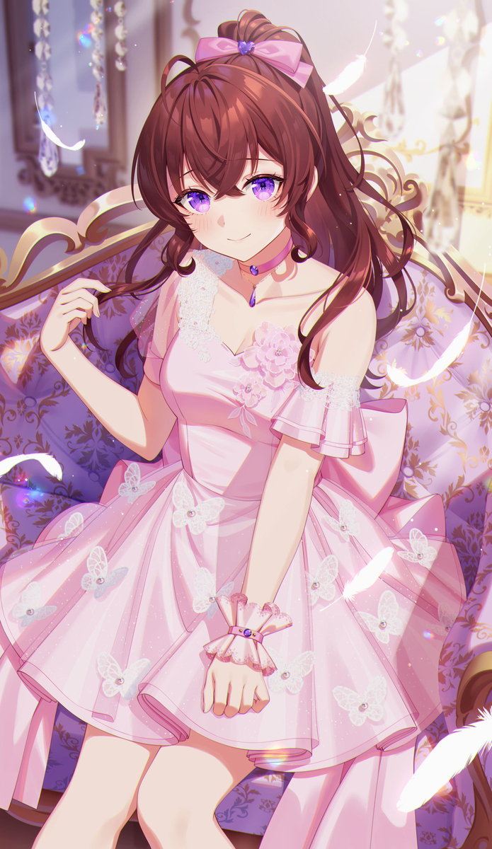 This is a pixiv picture whose title is 💜.