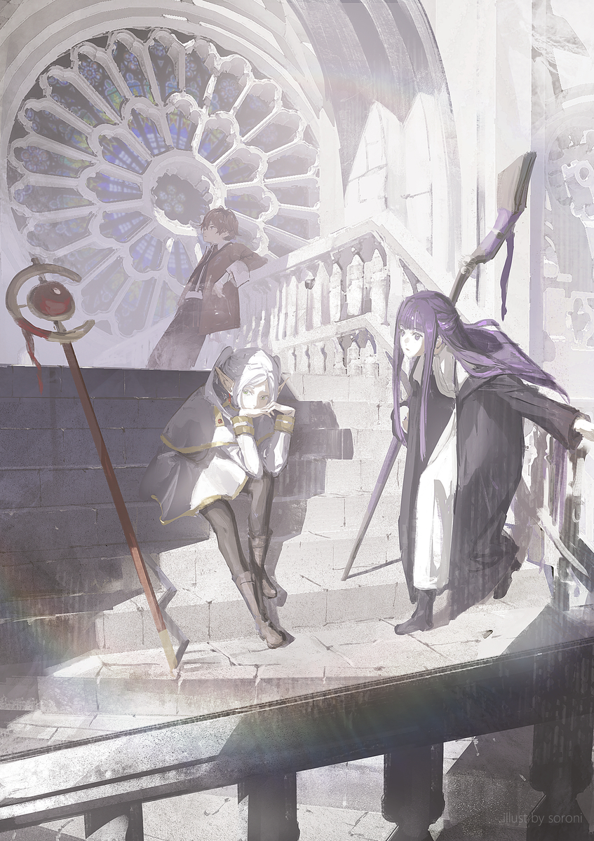 This is a pixiv picture whose title is Thank you Frieren.