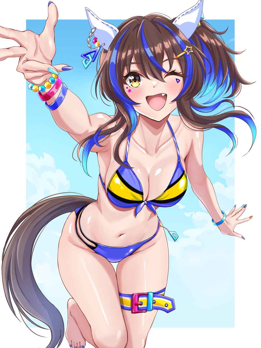This is a pixiv picture whose title is 勝負服風水着　その18.