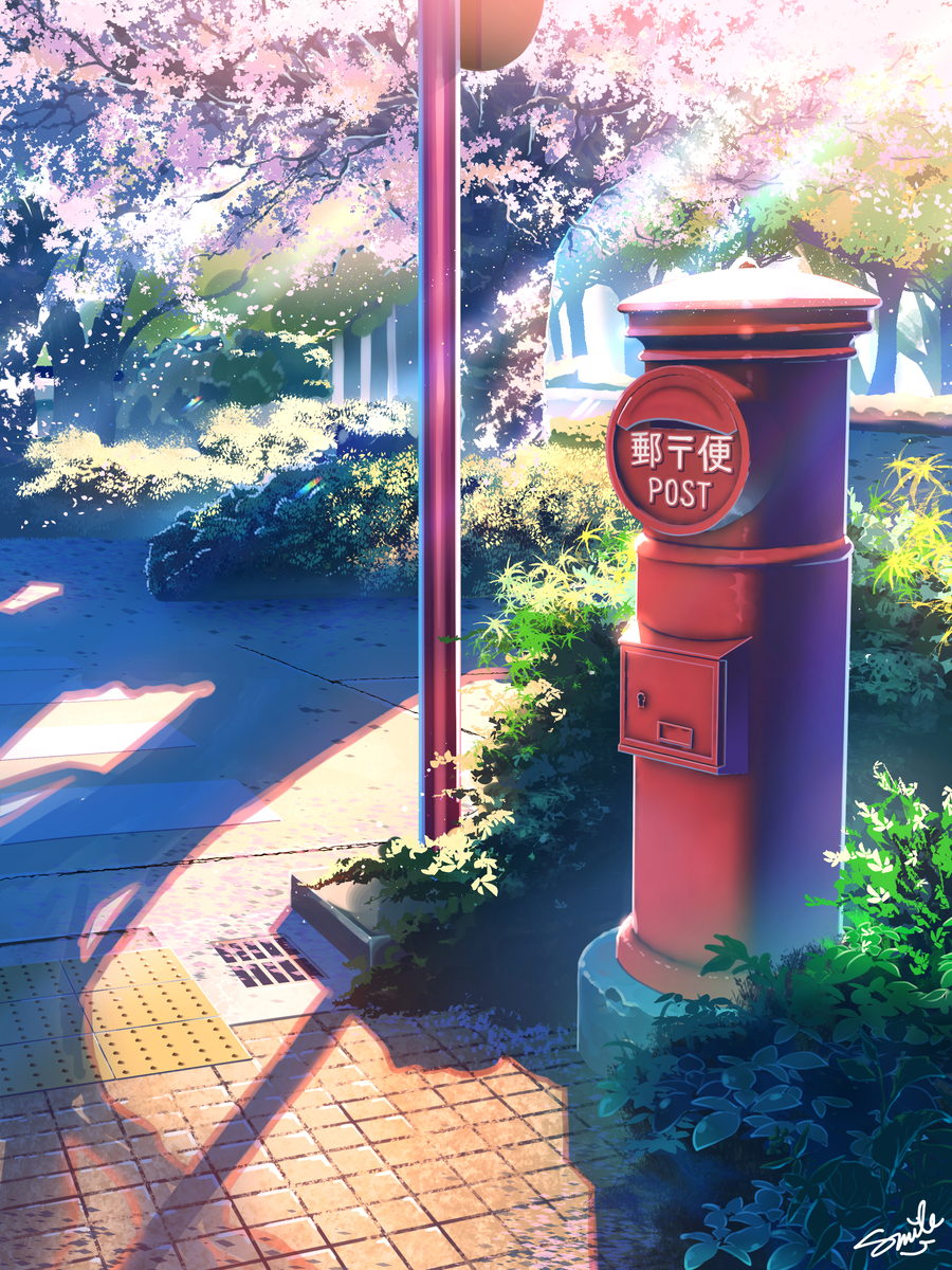 This is a pixiv picture whose title is 春ポスト.