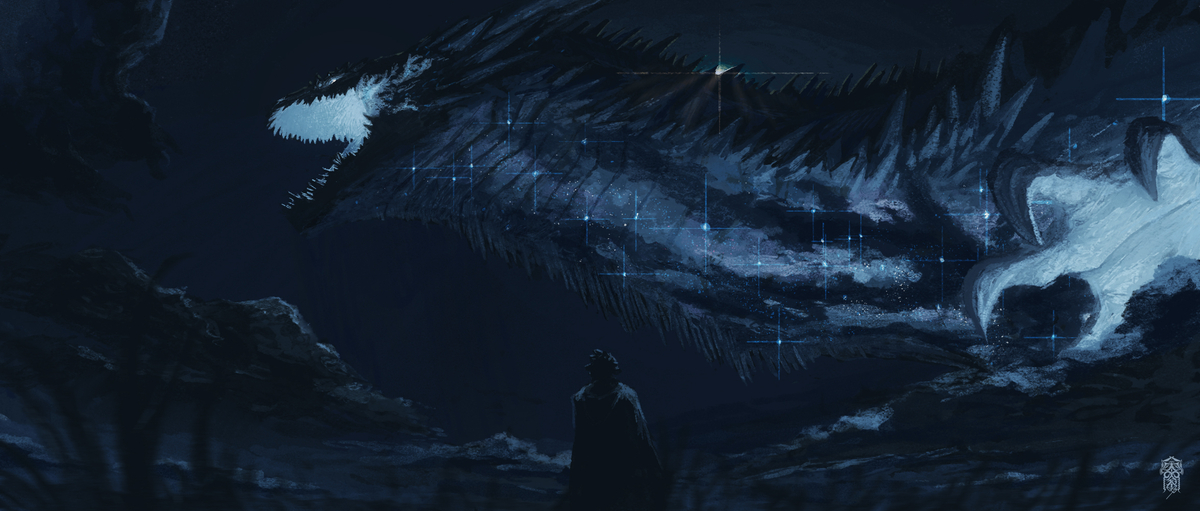 This is a pixiv picture whose title is 夜が惺める.