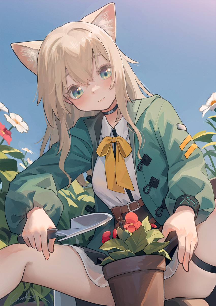 This is a pixiv picture whose title is 植え替え.